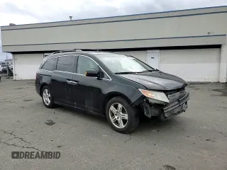 2013 Honda Odyssey Touring with VIN 5FNRL5H91DB025446, listed as a Copart auction lot 45139715 with 142,941 mi miles and Salvage Title. Bid and sale history available at carsss.com. Image 11.