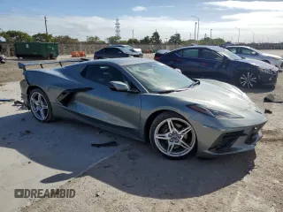 2024 Chevrolet Corvette 2LT with VIN 1G1YB3D4XR5122899, listed as a Copart auction lot 84160514 with 492 mi miles and Salvage Title. Bid and sale history available at carsss.com. Image 4.
