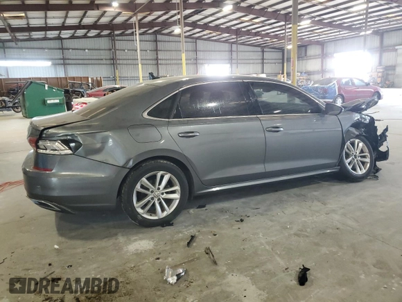 2020 Volkswagen Passat SE with VIN 1VWSA7A38LC008225, listed as a Copart auction lot 58100735 with 81,673 mi miles and Non repairable. Bid and sale history available at DreamBid. Image 3.