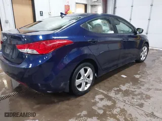 2013 Hyundai Elantra GLS with VIN 5NPDH4AE8DH334085, listed as a IAAI auction lot 41930120 with 122,507 mi miles. Bid and sale history available at carsss.com. Image 4.