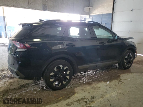 2024 Kia Sportage X-Line with VIN 5XYK6CDF5RG182065, listed as a Copart auction lot 46296145 with 35,701 mi miles and Salvage Title. Bid and sale history available at carsss.com. Image 3.