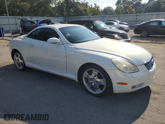 2002 Lexus SC with VIN JTHFN48Y820026697, listed as a Copart auction lot 67996114 with 156,536 mi miles and Salvage Title. Bid and sale history available at carsss.com. Image 4.