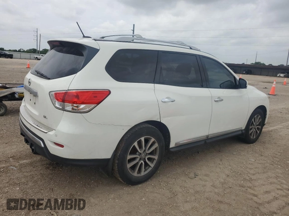 2016 Nissan Pathfinder SV with VIN 5N1AR2MN2GC658872, listed as a Copart auction lot 54920735 with 152,133 mi miles and Clean Title. Bid and sale history available at carsss.com. Image 3.