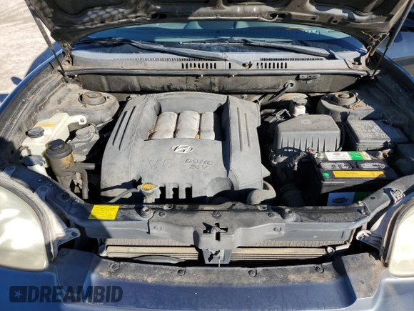 2003 Hyundai Santa Fe GLS with VIN KM8SC13D33U439982, listed as a Copart auction lot 81414724 with 107,977 mi miles and Clean Title. Bid and sale history available at carsss.com. Image 12.