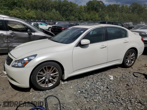 2008 Infiniti G35 with VIN JNKBV61E48M213883, listed as a Copart auction lot 66284514 with Not Provided miles and Salvage Title. Bid and sale history available at DreamBid. Image 1.
