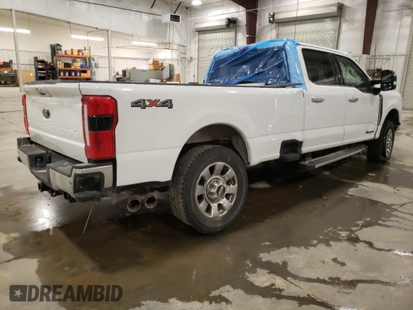 2024 Ford F-350 XL with VIN 1FT8W3BT2REC93958, listed as a Copart auction lot 47363735 with 17,143 mi miles and Salvage Title. Bid and sale history available at DreamBid. Image 3.