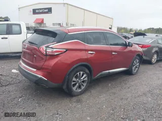 2015 Nissan Murano SL with VIN 5N1AZ2MG1FN220025, listed as a IAAI auction lot 41804836 with 109,481 mi miles. Bid and sale history available at carsss.com. Image 4.