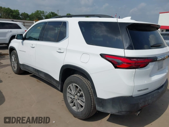 2022 Chevrolet Traverse LT Leather with VIN 1GNERHKW1NJ157847, listed as a IAAI auction lot 41943706 with 49,723 mi miles. Bid and sale history available at carsss.com. Image 3.
