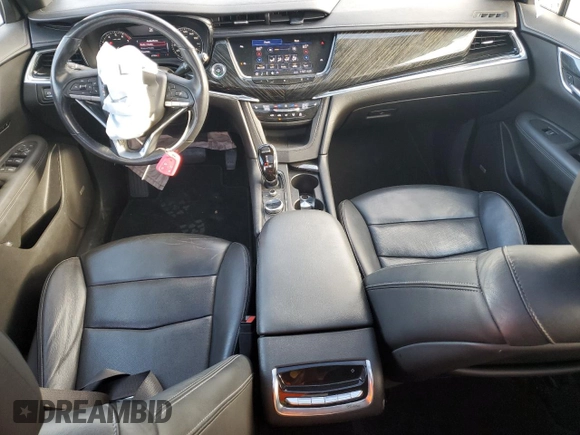 2020 Cadillac XT6 FWD Premium Luxury with VIN 1GYKPCRS2LZ138465, listed as a Copart auction lot 76114034 with 57,353 mi miles and Salvage Title. Bid and sale history available at carsss.com. Image 8.