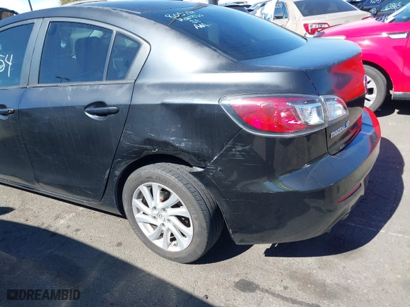 2012 Mazda Mazda3 i Touring with VIN JM1BL1VG5C1506157, listed as a IAAI auction lot 41629654 with 144,475 mi miles. Bid and sale history available at carsss.com. Image 6.