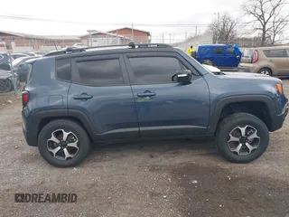 2022 Jeep Renegade Trailhawk with VIN ZACNJDC19NPN61911, listed as a IAAI auction lot 41181227 with 25,614 mi miles and . Bid and sale history available at DreamBid. Image 14.