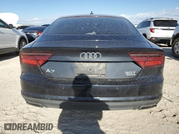 2017 Audi A7 Premium Plus с VIN WAUW2AFCXHN124798, выставлен на аукционе Copart как лот 89007825 с пробегом 160 822 миль миль и Списание • Salvage title. История ставок и продаж доступна на DreamBid. Изображение 6.