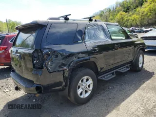 2023 Toyota 4Runner SR5 Premium with VIN JTENU5JR0P6088961, listed as a Copart auction lot 55320975 with 42,118 mi miles and Salvage title. Bid and sale history available at DreamBid. Image 3.