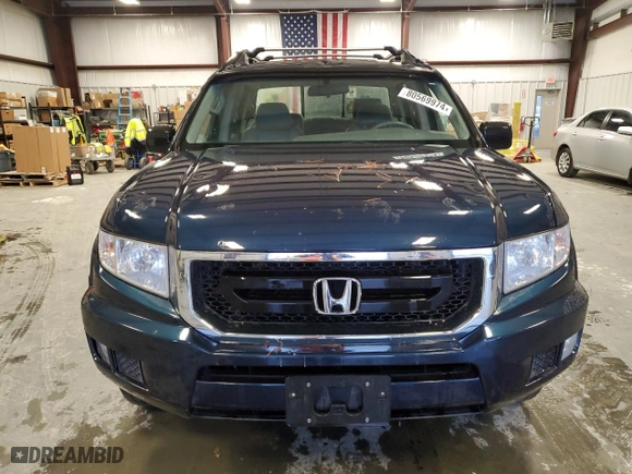 2009 Honda Ridgeline RT with VIN 5FPYK16229B102191, listed as a Copart auction lot 80569974 with 189,220 mi miles and Salvage Title. Bid and sale history available at carsss.com. Image 5.