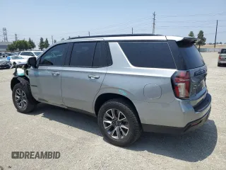 2023 Chevrolet Tahoe Z71 z VIN 1GNSKPKD9PR525616, wystawiony jako Copart lot #58828215 z przebiegiem 14 698 mil mil oraz Szkoda całkowita • Salvage title. Historia ofert i sprzedaży dostępna na DreamBid. Obrazek 2.
