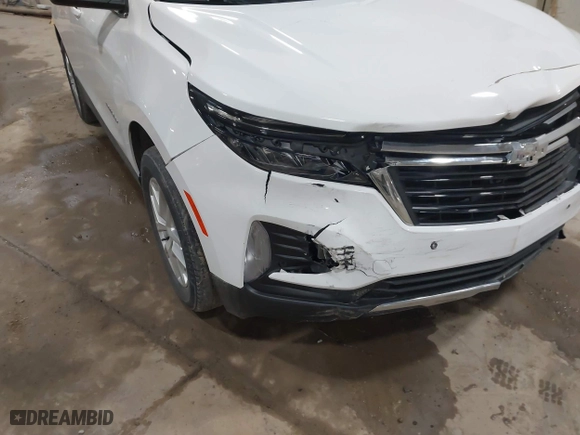 2022 Chevrolet Equinox LT with VIN 3GNAXUEV0NS222198, listed as a IAAI auction lot 41854151 with 30,034 mi miles. Bid and sale history available at carsss.com. Image 18.
