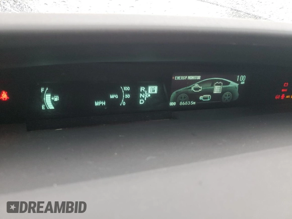 2014 Toyota Prius Four with VIN JTDKN3DU7E1765779, listed as a Copart auction lot 54732735 with 86,835 mi miles and Salvage Title. Bid and sale history available at carsss.com. Image 9.