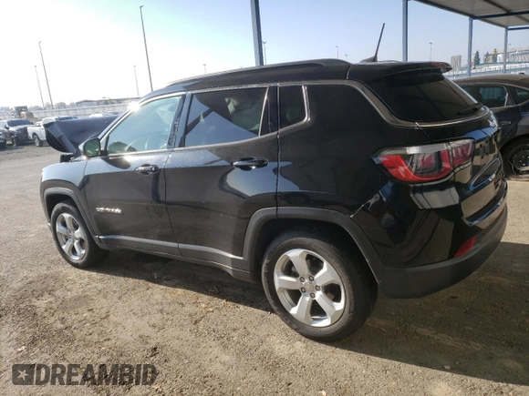 2019 Jeep Compass Latitude with VIN 3C4NJCBB1KT750032, listed as a Copart auction lot 82931994 with 59,293 mi miles and Salvage Title. Bid and sale history available at DreamBid. Image 2.
