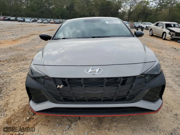 2022 Hyundai Elantra N with VIN KMHLW4AK3NU007667, listed as a Copart auction lot 50868195 with 29,499 mi miles and Non Repairable. Bid and sale history available at carsss.com. Image 5.