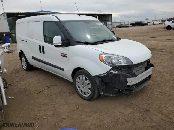 2021 Ram ProMaster City Wagon SLT with VIN ZFBHRFBB7M6U38143, listed as a Copart auction lot 71164494 with 46,018 mi miles and Salvage Title. Bid and sale history available at carsss.com. Image 4.