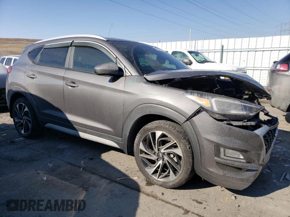 2020 Hyundai Tucson Limited z VIN KM8J33AL8LU188149, wystawiony jako Copart lot #46027755 z przebiegiem 36 849 mil mil oraz Nie do naprawy • Non repairable. Historia ofert i sprzedaży dostępna na DreamBid. Obrazek 4.
