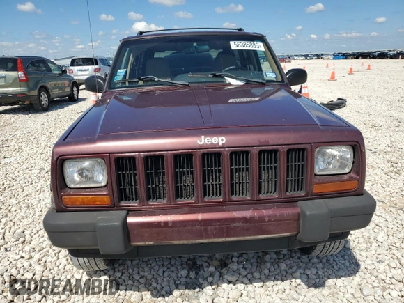 2001 Jeep Cherokee Sport with VIN 1J4FT48S21L538823, listed as a Copart auction lot 56385885 with 157,808 mi miles and Clean title. Bid and sale history available at DreamBid. Image 5.