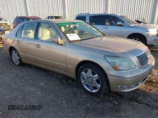 2004 Lexus LS 430 with VIN JTHBN36F640147662, listed as a IAAI auction lot 40901792 with 1 mi miles. Bid and sale history available at carsss.com. Image 1.
