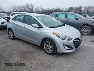 2014 Hyundai Elantra GT with VIN KMHD35LH3EU209882, listed as a IAAI auction lot 42009574 with 111,783 mi miles. Bid and sale history available at carsss.com. Image 1.