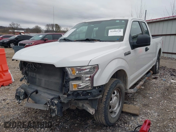 2016 Ford F-150 XL with VIN 1FTEX1CF6GFC31838, listed as a IAAI auction lot 41486248 with 158,387 mi miles and . Bid and sale history available at carsss.com. Image 20.