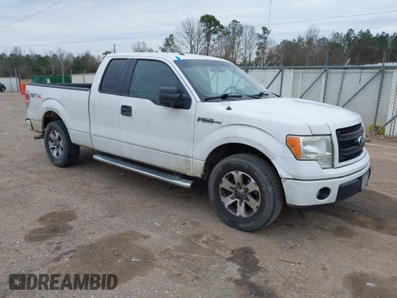 2013 Ford F-150 XL with VIN 1FTFX1CFXDFC69539, listed as a IAAI auction lot 41596646 with 112,098 mi miles. Bid and sale history available at carsss.com. Image 1.