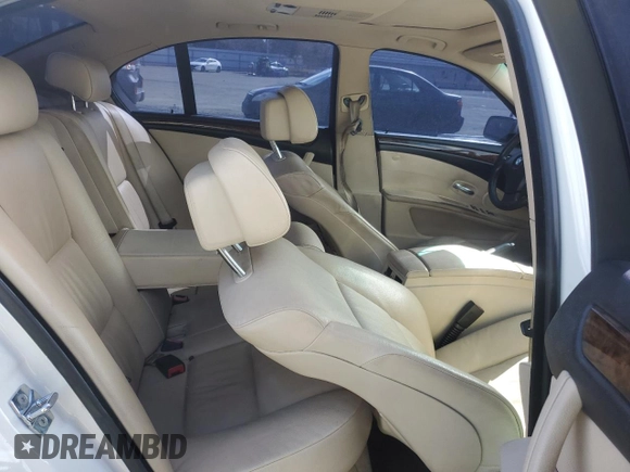 2008 BMW 5 Series 528i with VIN WBANU53538C111924, listed as a Copart auction lot 49463335 with 121,059 mi miles and Salvage Title. Bid and sale history available at carsss.com. Image 10.