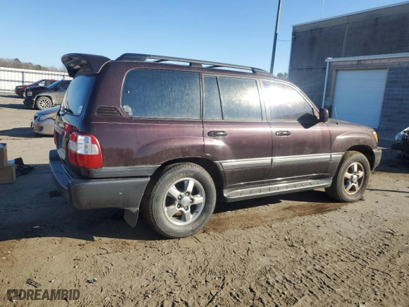2003 Toyota Land Cruiser with VIN JTEHT05J732050460, listed as a Copart auction lot 47561955 with 292,895 mi miles and Clean Title. Bid and sale history available at carsss.com. Image 3.