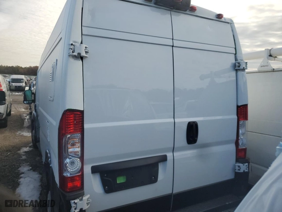 2023 Ram ProMaster Cargo Van with VIN 3C6LRVDG5PE554098, listed as a Copart auction lot 87044244 with 0 mi miles and Salvage Title. Bid and sale history available at carsss.com. Image 6.