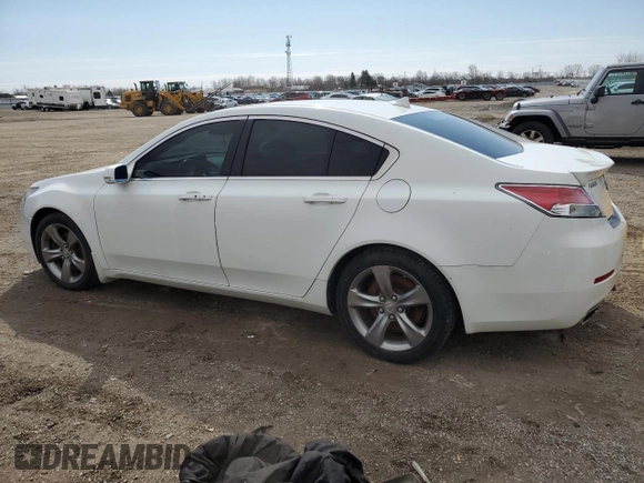 2012 Acura TL Tech Auto with VIN 19UUA9F59CA802004, listed as a Copart auction lot 51081855 with 242,791 mi miles and Clean Title. Bid and sale history available at carsss.com. Image 2.
