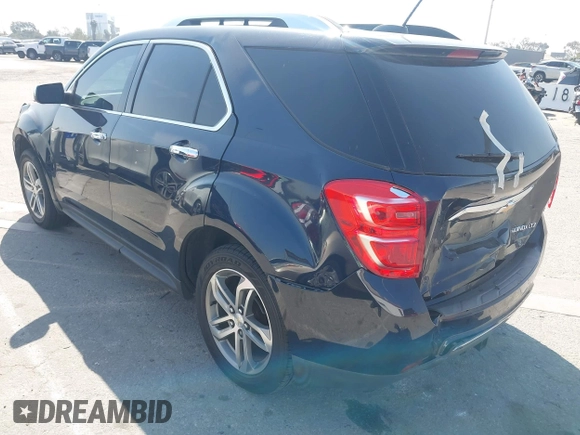 2016 Chevrolet Equinox LTZ with VIN 2GNALDEK3G6228404, listed as a IAAI auction lot 41973474 with 142,806 mi miles. Bid and sale history available at carsss.com. Image 3.