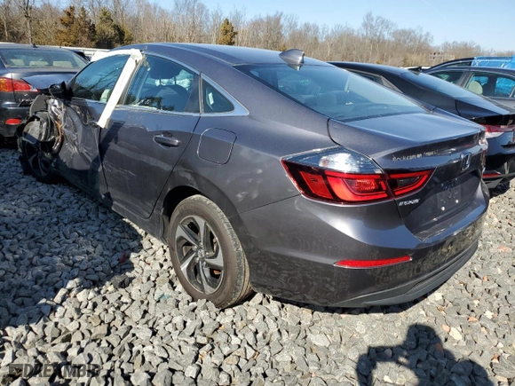 2022 Honda Insight EX with VIN 19XZE4F52NE013754, listed as a Copart auction lot 48875495 with 36,670 mi miles and Non Repairable. Bid and sale history available at carsss.com. Image 2.