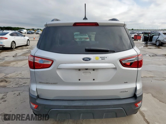 2018 Ford EcoSport SE z VIN MAJ6P1UL5JC184356, wystawiony jako Copart lot #55627205 z przebiegiem 77 647 mil mil oraz Szkoda całkowita • Salvage title. Historia ofert i sprzedaży dostępna na DreamBid. Obrazek 6.