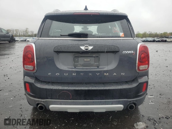 2017 MINI Countryman Cooper S with VIN WMZYT5C30H3D80211, listed as a Copart auction lot 52933305 with 51,206 mi miles and Salvage title. Bid and sale history available at DreamBid. Image 6.