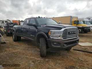 2019 Ram 3500 Longhorn with VIN 3C63RRKL5KG555465, listed as a Copart auction lot 44259325 with 116,902 mi miles and Salvage Title. Bid and sale history available at carsss.com. Image 4.