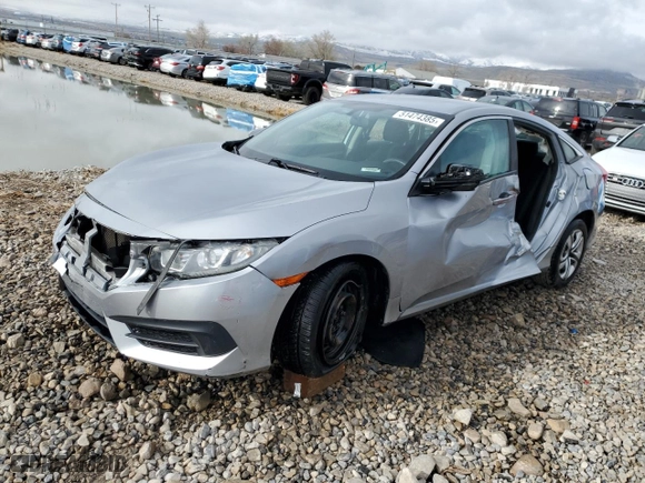 2016 Honda Civic Sedan LX with VIN 2HGFC2F54GH533654, listed as a Copart auction lot 51474385 with 99,147 mi miles and Salvage Title. Bid and sale history available at carsss.com. Image 1.