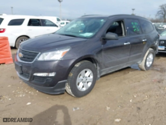 2016 Chevrolet Traverse LS with VIN 1GNKRFED5GJ286226, listed as a IAAI auction lot 41652657 with 105,354 mi miles. Bid and sale history available at carsss.com. Image 2.