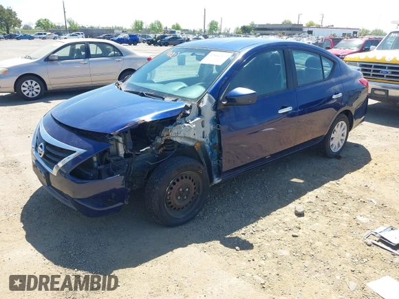 2018 Nissan Versa Sedan SV with VIN 3N1CN7AP4JL811844, listed as a IAAI auction lot 42086403 with 113,858 mi miles. Bid and sale history available at carsss.com. Image 2.