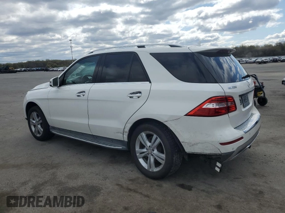 2014 Mercedes-Benz M 350 with VIN 4JGDA5HB6EA318557, listed as a Copart auction lot 53278775 with 160,383 mi miles and Salvage Title. Bid and sale history available at DreamBid. Image 2.