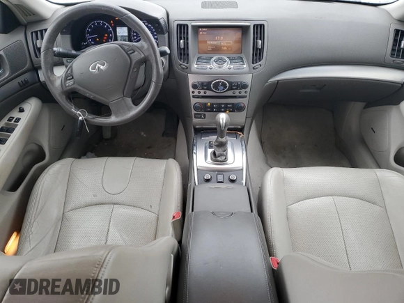 2012 Infiniti G37 x with VIN JN1CV6AR9CM673089, listed as a Copart auction lot 41621245 with 213,749 mi miles and Salvage Title. Bid and sale history available at DreamBid. Image 8.