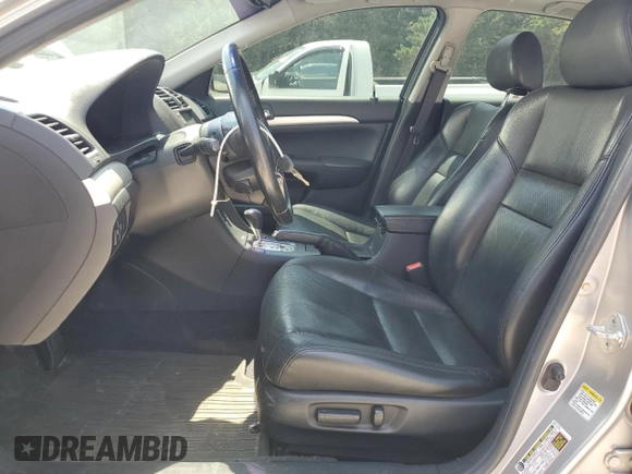 2006 Acura TSX Navi with VIN JH4CL96956C020863, listed as a Copart auction lot 62026715 with 163,374 mi miles and Salvage title. Bid and sale history available at DreamBid. Image 7.