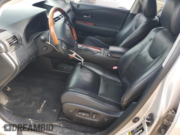 2012 Lexus RX 350 with VIN JTJBK1BA7C2446165, listed as a Copart auction lot 56890155 with 215,338 mi miles and Salvage title. Bid and sale history available at DreamBid. Image 7.