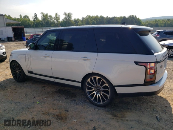 2016 Land Rover Range Rover Supercharged with VIN SALGS3EF6GA275490, listed as a Copart auction lot 60507485 with 81,894 mi miles and Clean title. Bid and sale history available at DreamBid. Image 2.