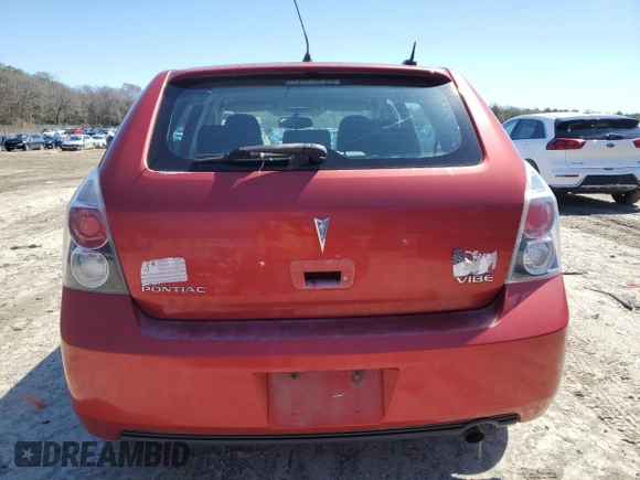 2009 Pontiac Vibe 1SA z VIN 5Y2SP67839Z470339, wystawiony jako Copart lot #48156715 z przebiegiem 45 848 mil mil oraz Czysty tytuł • Clean title. Historia ofert i sprzedaży dostępna na DreamBid. Obrazek 6.