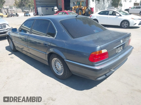 2000 BMW 7 Series 740iL with VIN WBAGH8348YDP14383, listed as a IAAI auction lot 42623041 with 176,801 mi miles and . Bid and sale history available at DreamBid. Image 3.