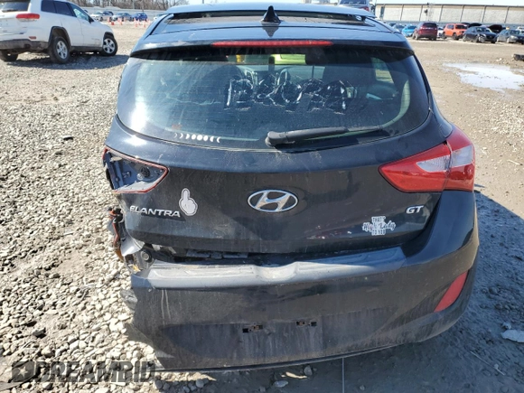 2013 Hyundai Elantra GT with VIN KMHD35LE7DU132034, listed as a Copart auction lot 47272195 with 169,980 mi miles and Salvage Title. Bid and sale history available at carsss.com. Image 6.